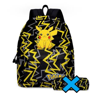 B39 Pikachu Backpack pokemon pikachu cartoon anime Primary and Secondary school bag children backpack