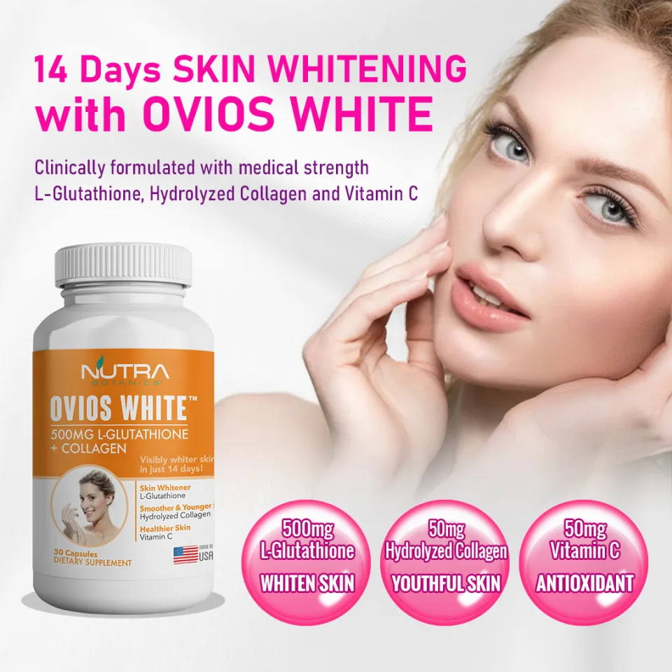 Ship from Singapore Nutra Botanics Ovios White Glutathione