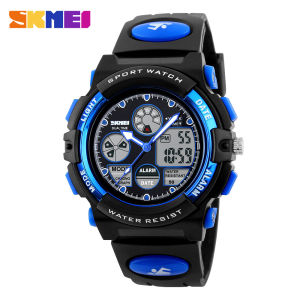 SKMEI1163 Dual Movement Childrens Electronic Watch Student Model Multi-Function Luminous Waterproof Electronic Watch LED Watch