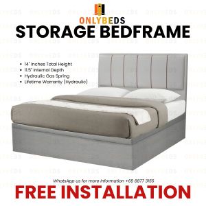 14 Inches Storage Bed 012 with Mattress - Available in Single/Super Single/Queen/King-12
