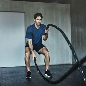 Weighted Jump Rope 25MM * 2.8M with Protective Sleeve Battle Rope Fitness Gym Heavy Skipping Rope