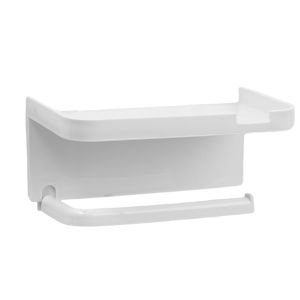 YESPERY Wall Mount Tissue Holder for Bathroom Storage Box Punch-Free Home Supplies Phone Rack Case Toilet Paper Holder