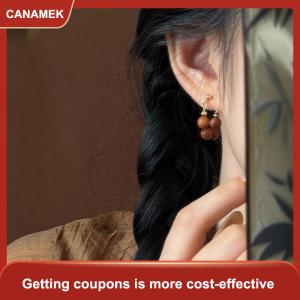 【CANAMEK 】 Eaglewood Earrings For Women Design Natural Aroma Wooden Earrings Lightweight Daily Wear Unique Cultural Gift For Her
