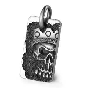 Pendant Original Genuine 925 Sterling Silver Luxury Vintage Jewelry King Skull 2026 Trend Necklaces And Pendants Men Women P46