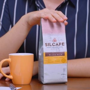 Silcafe Blend No. 3 Arabica Robusta Barako medium dark roast for brewed coffee whole beans and ground coffee 250g 1KG