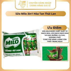 Sữa Milo 3in1 Hòa Tan Thái Lan Thơm Ngon Đậm Vị Giàu Dinh Dưỡng - Hinohouse