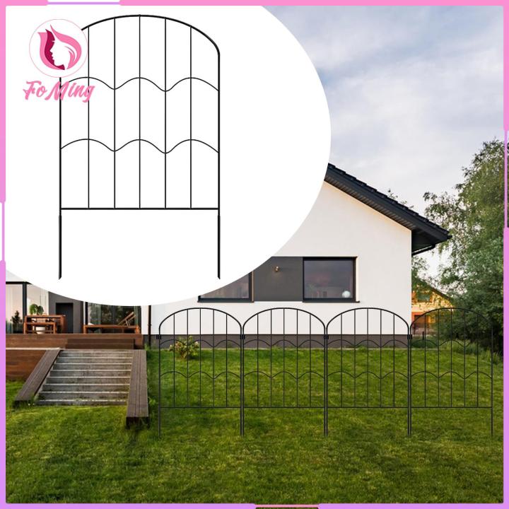FoMing Decorative Garden Fence Panel Rustproof Patio Fences Metal