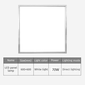 Led Recessed Panel Light 25W/50W/70W Integrated Slim Ceiling Light Kitchen Bathroom Office Waterproof Dustproof