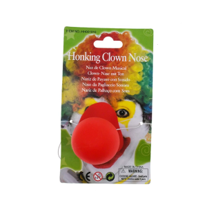 Novelty Clown Nose with/without Sound Effect Halloween Clown Costume Accessories for Kid Adult Christmas Birthday Party