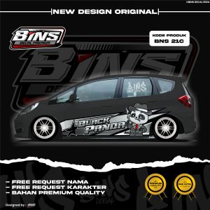 BNS21- DECALL STIKER MOBIL CUSTOM JAZZ YARIS SIGRA MOBILIO ERTIGA AVANZA XENIA GRATIS GANTI NAMA DAN GAMBAR