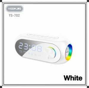 YESPLUS YS-702 Dual Alarm Clock Night Light LED Bluetooth Speaker