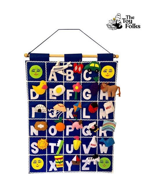 Smart Mama Soft Play Fabric Wall Chart My ABC Chart Alphabet ...
