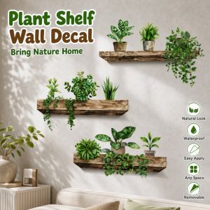 Wall Stickers Potted Plant Decals Peel And Stick Removable Waterproof Vinyl Living Room Bedroom Home Decor