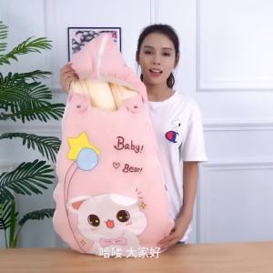 2025 ถุงนอนทารก 0-3-6-12 ทารกอายุ1เดือนหนาขึ้นในฤดูใบไม้ร่วงและฤดูหนาว