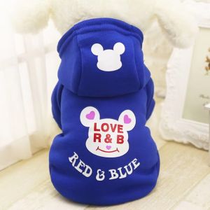 Áo hoodie nỉ bông khuy bấm cho chó to lớn và vừa R&B - Đen Ta pet shop