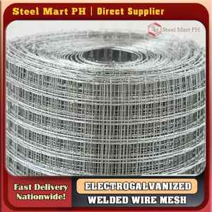 Welded Wire Mesh Electroplated Galvanized Wire Mesh Different Thickness Available For Animal Cages Fence and Chicken Wire Different Size Mesh