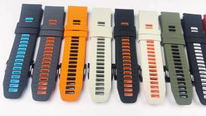 EZMVZKU 20mm Quickfit Silicone Watch Band for Garmin Fenix 8 43mm/Descent Mk3 43mm/Epix Pro 42mm/Fenix 7S/6S/5S/7S Pro/6S Pro/5S PlusSport Replacement Strap for Approach S70 42mm/Descent Mk2s
