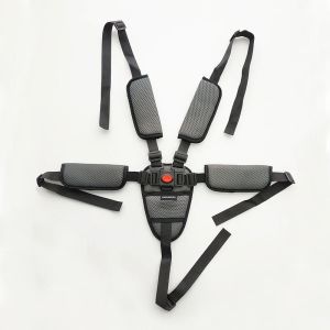 5 Point Baby Harness Universal For Most Baby Buggy Highchair Safety Belt With Crotch Shoulder Waist PAD Baby Accessories
