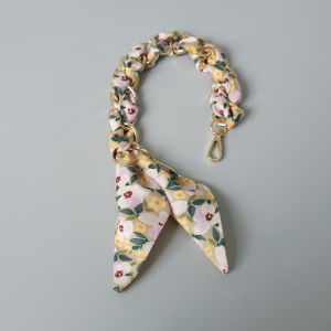 New Fashion Spring Woman Handbag Accessory Part Chains Detachable Replacement Boutique Floral Silk Cotton Phone Case Strap Women Handle Chains