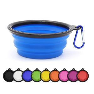 Bowl Collapsible Dog Bowl Foldable Pet Feeding Cat Bowl Expandable Cup Dish Portable Travel Bowl