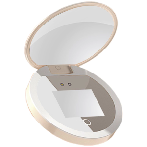 Uvs Sunscreen Camera Mirror Vanity Mirror Travel Makeup Mirror Handheld 2Sided Lighted Pocket Mirror Skin Protections