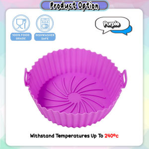 [iRojak] 50pcs Disposable Air Fryer Parchment Paper Tray Air Fryer Paper Liners 空气炸锅纸 Kertas Air Fryer - KW48