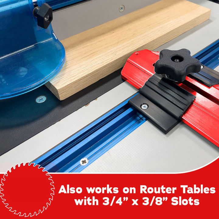 Cưa bàn Thiết bị định vị hướng dẫn hợp kim nhôm mỏng Rip tablesaw Jig ...