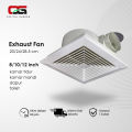 Exhaust Fan / Kipas Angin Plafon Atap MVF/Kipas Exhaust Fan 8 Inch (20cm),10 Inch (24cm),12 Inch (28.5cm) Kipas Angin Hexos Fan /Dapur Toilet Kamar Mandi Kipas Angi Extractor Fan. 