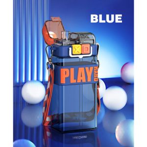 MSIA STOCK] Sport Outdoor Bottle with Straw 520 ml BPA Free Flask Plastic Travel Tea Juice Straw Water Bottle