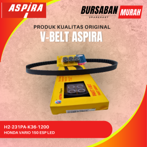 Vbelt H2-231PA-K36-1200 Aspira Vanbelt Vanbel V belt V-Belt + Roller Vario 150 ESP Original Murah