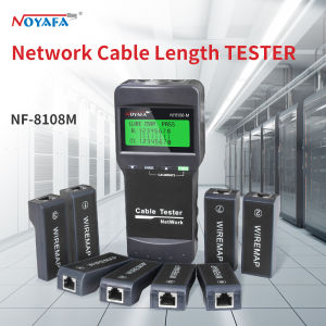 NOYAFA NF-8108M ทดสอบสายเคเบิลเครือข่ายที่มี8ระยะไกลวัดความยาวติดตามเครื่องมือเครือข่ายสำหรับ STP /Utp คู่สายบิด
