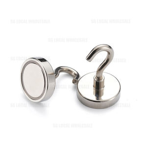 【SG Local】🎉[Ready Stock ] 🎉 Magnetic Hook Strong Magnet Hooks Mini Powerful Accessories Organizer Hanger