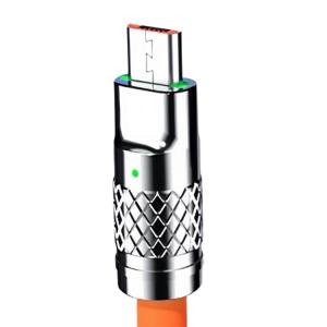 Kabel Data USB Micro/USB Type c/ USB Lightning 120W Super Fast Charging Cable Durable Silicone Kuat Tahan Lama