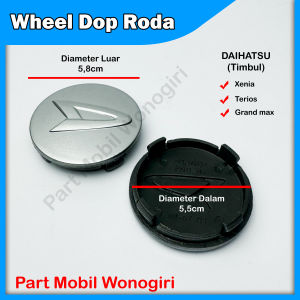 Tutup Roda As Tengah Velg Wheel Dop Xenia Terios Grandmax Daihatsu Grand max