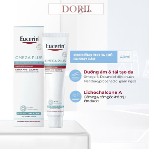 [Mẫu cũ] Kem dưỡng làm dịu da Eucerin Ato Control Acute Care 40ml tặng khăn ướt