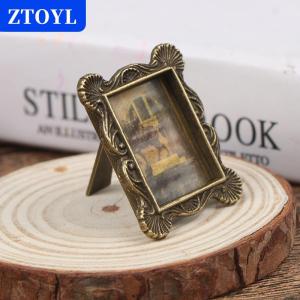 [COD] ZTOYL 1PC 1:12 dollhouse Miniature Retro กรอบรูปตุ๊กตาบ้านอุปกรณ์เสริมของเล่น