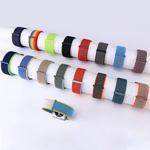 Smart Watch T500 w26 FK78 FT50 t55 q99 ft30 T55 W34 F10 T55 T5s W55 M33 Nylon Soft Breathable Replacement Strap Sport Loop strap t500 Plus Smartwatch Band