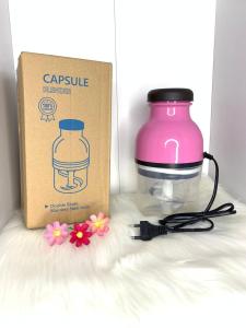 LS Blender Kapsul Serbaguna Chopper Daging Plastik Penggiling Daging Listrik 250Watt