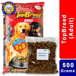Top Breed Puppy/Adult (500 Grams) | Repacked by FurrWhitePetsShop