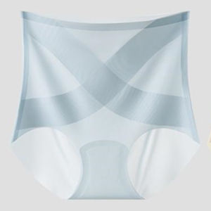 【MISUIY】Non-Marking Quick-Drying Hip-Lifting Tummy-Tightening Panties Ice Silk High Waisted Ultra Thin Breathable Anti-Bacterial Panties Women