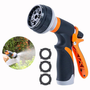 KIPRUN New 8 Patterns WaterGun Hose Nozzle Car Washing Garden Watering Spray High Pressure Plant Water Sprinkler Irrigation Tools