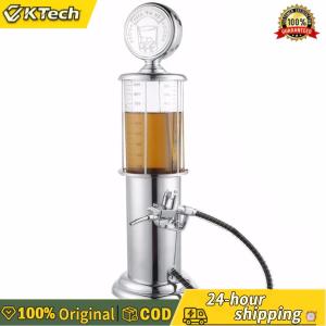 【Free Shipping】 Creative Pump Liquor Dispenser Rust Proof Beer Tower Dispenser Beverage Gas Station for Bar Tool Accessories