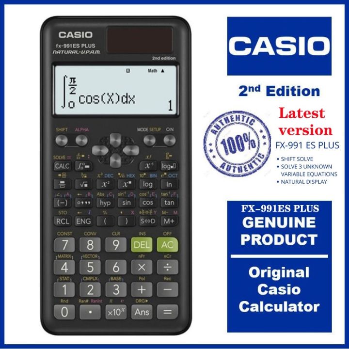 Casio Scientific Calculator FX 991ES Plus Original Calculators New