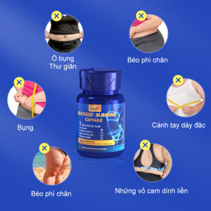 Nhập khẩu từ Mỹ  giảm cân max 7day （1-16kg）giảm cân Viên Uống Giảm Cân giảm mỡ bụng 1 hộp 14 viên