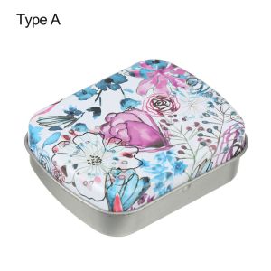 MINIYX Jewelry Collect Metal Hinged Home Organizer Container Empty Tins Tin Box Container Kit