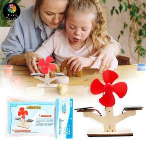 Paket Rangkaian Dinamo Kipas Kit Edukasi Solar Panel Paket Hemat Panel Surya Pembangkit Listrik Tenaga Matahari