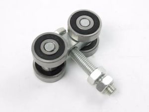 M12x80 Steel Tile Roller Wheel Industrial Sliding Door Hanging Rail Bearing Wheel Iron Pulley
