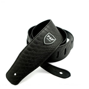 COUPLECOL Có thể điều chỉnh Mở rộng Đai ghi-ta Da rắn Dây đeo bass Đai mềm Dây đeo đàn guitar acoustic Dây da guitar Dây đeo guitar điện Chạm nổi