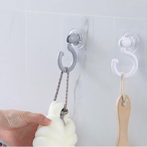 LMS70 360° Rotating For Kitchen Bathrooms Toilet Bedroom Seamless Heavy Duty Ceiling Reusable Overhead Hooks Wall Hooks Adhesive Hooks Cabinet Floor Hooks
