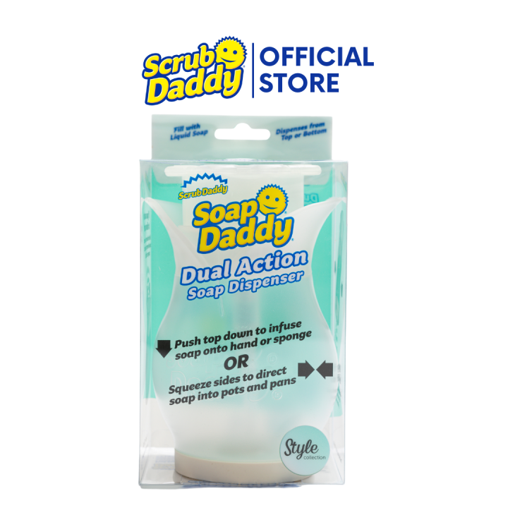 Soap Daddy Scrub Daddy Soap Dispenser for Kitchen and Bathroom Refillable Soap Dispenser